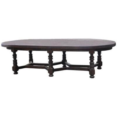 1900 Large French Walnut Dining Table