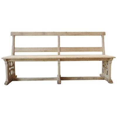 19th Century Bleached Bench