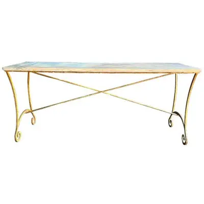 19th Century Marble Top Console