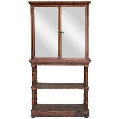 19th Century Wood and Glass Display Case