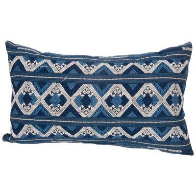 Pillow Cover Made from a Vintage Asian Indigo Textile