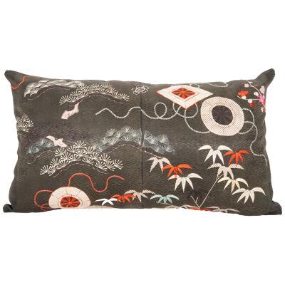 Pillow Case Made from a Vıntage Japanese Kimino