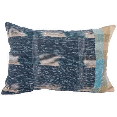 Pillow Cover Made from a Vintage Indian Kantha 