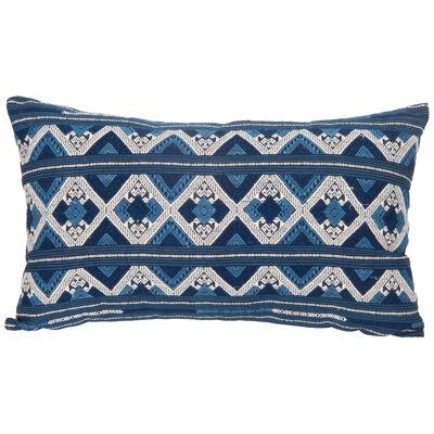 Pillow Cover Made from a Vintage Asian Indigo Textile