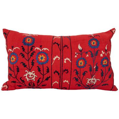 Pillow Cover, Made from a Mid 20th C. Uzbek Suzani