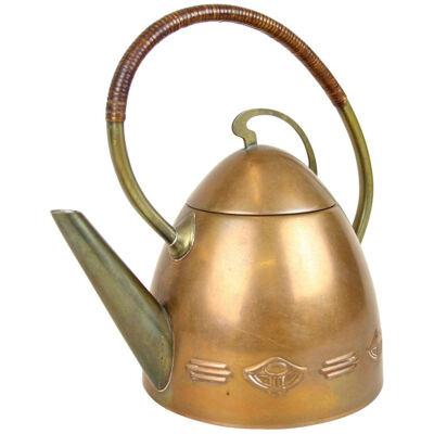 Art Deco Teapot Attributed To Carl Auböck, Austria, circa 1925