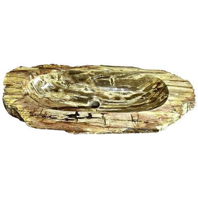 Petrified Wood Sink, Top Quality in Beige/ Brown/ Pink Tones