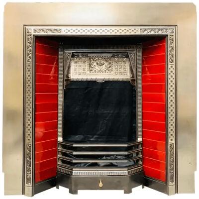 19th Century Carron of Falkirk Cast Iron Fireplace Insert