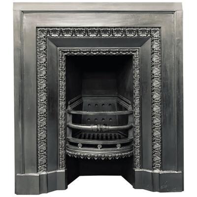 Early Victorian Scottish Cast Iron Fireplace Insert
