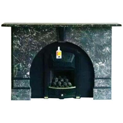 19th Century St Annes Marble Arched Fireplace Surround