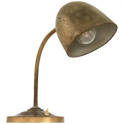 Table Lamp in Brass Attributed To Vilhelm Lauritzen, 1950’s