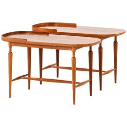 Pair of Side Table in Mahogany by Josef Frank, 1939