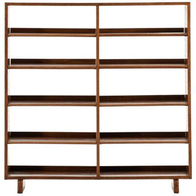 Rare Freestanding Bookcase in Mahogany by Josef Frank, 1940's