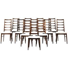 Set of 12 Dining Chairs in Rosewood by Niels Kofoed, 1961
