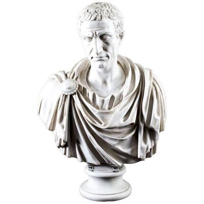 Stunning Composite Marble Bust of the Roman Politician Marcus Brutus