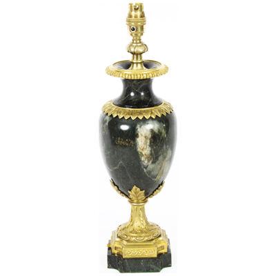 Antique Italian Ormolu Mounted Marble Table Lamp C1880 19th C