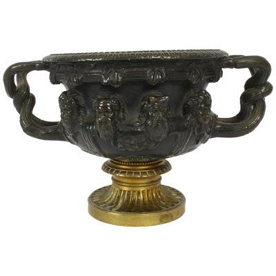 Antique French Grand Tour Bronze & Ormolu Urn 19th Century