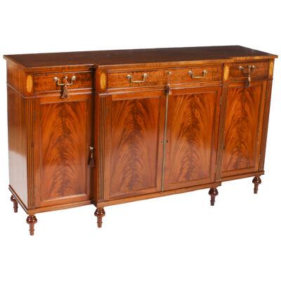 Vintage Flame Mahogany Sideboard by William Tillman 20th C