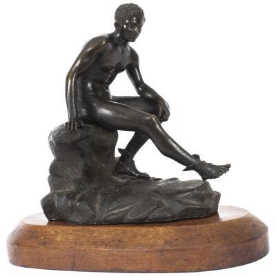Antique Italian Bronze Sculpture Mercury Hermes Chiurazzi & Fils 19thC