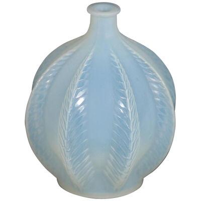 Rene Lalique Opalescent Glass 'Malines' Vase