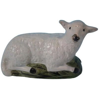 Staffordshire Pearlware sheep figure