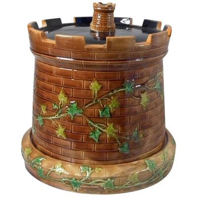 Brownfield Majolica Castle 'Tower' Cheese Dome