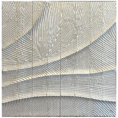 Sculpted Wood Panel Dunes by Etienne Moyat One-off Douglas-fir Wood