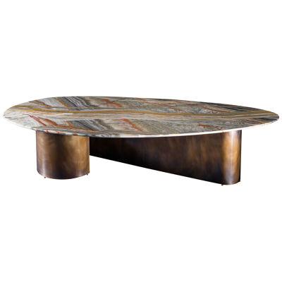 Sculptural Coffee Table Cusi Bliss One by Gianluca Pacchioni Bliss Onyx Top