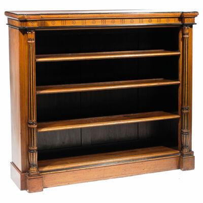 19th Century George III Oak Open Books Shelves by Robert Strahan and Sons