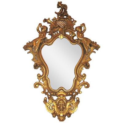 19th Century Regency Carved Gilt Wall Mirror