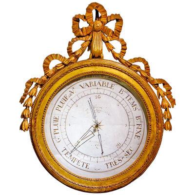 FRENCH GILTWOOD BAROMETER