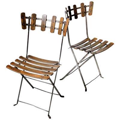 FRENCH FOLDING CHAIRS