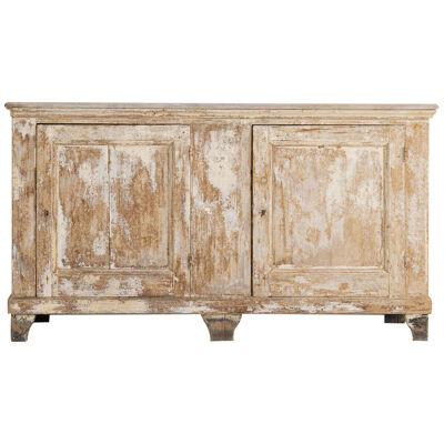 19th c. French Provincial Chic Enfilade in Original Paint