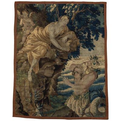 17th c. French Aubusson Tapestry Fragment
