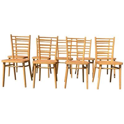 Beautiful Bentwood Dining Chairs, in the Style of Thonet