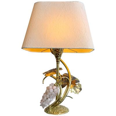 Isabelle Faure Rose Quartz Table Lamp