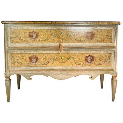 18th Century Italian Painted Neo-classical Commode
