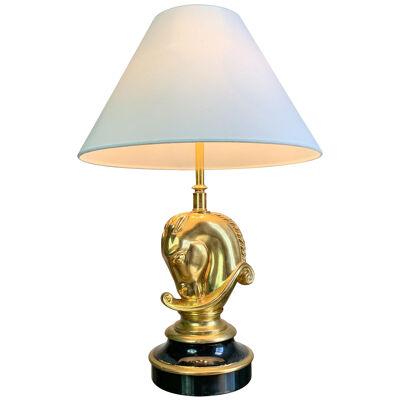 24k Gold Plated Cheval Table Lamp