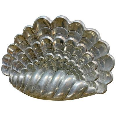 Vincent Garnier Pewter Clam Shell Table Lamp