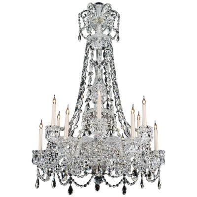 Highly Important Mid Victorian Antique Chandelier Attributed to F. & C. Osler