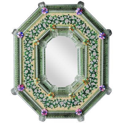 Venetian Micro Mosaic Mirror by Ongaro of Murano