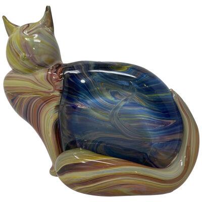 Murano Glass Cat by Zanetti