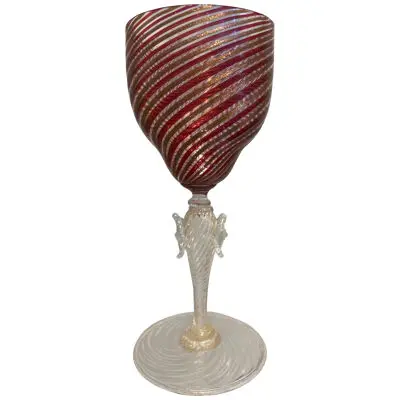 Vintage Murano Glass Stemware