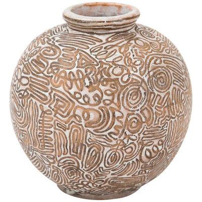 Ceramic Vase by Félix Gete for CAB, France, c. 1930's