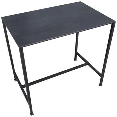 Lance Thompson ‘Evander’ Table, Hand Blackened Steel Table Forged Square Feet. M