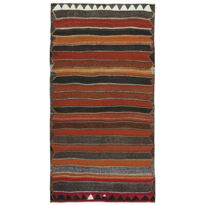 Vintage Shahsavan Persian Kilim in Polychromatic Stripes by Rug & Kilim