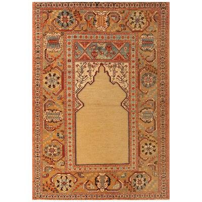 Rug & Kilim’s Ottoman Style Transitional Copper and Red Wool Rug