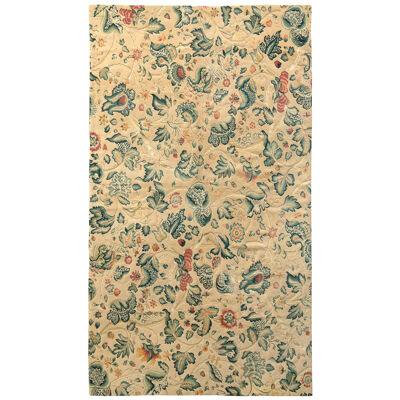 Rug & Kilim’s European Tudor Style Rug In Yellow And Green Floral Pattern