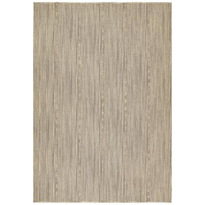Rug & Kilim’s Contemporary Kilim Rug in Beige-Brown with Gray Accents