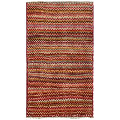 Vintage Persian Tribal rug in Polychromatic Chevron Patterns by Rug & Kilim